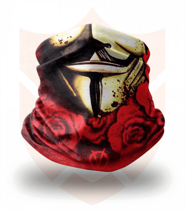 Nákrčník 🎞️ Anonymous | Rudé Růže ❤️ Multifunkční šátek