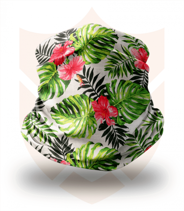Nákrčník 🌿 Zelené Listy ❤️ Multifunkční šátek