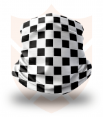Nákrčník ♟️ Šachovnice ❤️ Multifunkční šátek