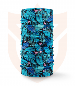 Nákrčník 💐 Modré Listy ❤️ Multifunkční šátek