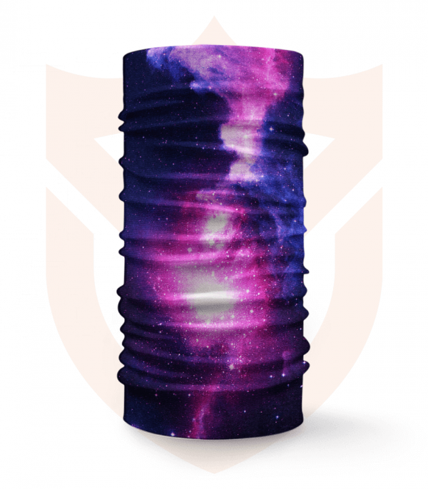 Nákrčník 🌌 Fialový Vesmír ❤️ Multifunkční šátek