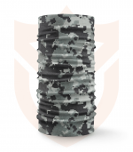 Nákrčník 🌲 Šedý Digital Maskáč | Camo ❤️ Multifunkční šátek