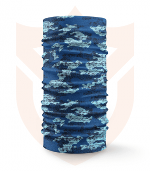 Nákrčník 🌲 Modrý Maskáč | Camo ❤️ Multifunkční šátek