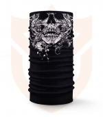 Nákrčník 💀 Lebka Tribal ❤️ Multifunkční šátek