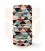 Nákrčník 🛡️ Retro Trojúhelníky ❤️ Multifunkční šátek