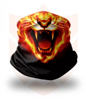 Nákrčník 🎞️ Ohnivý Tygr ❤️ Multifunkční šátek
