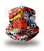 Nákrčník 🎨 Graffiti Skull ❤️ Multifunkční šátek