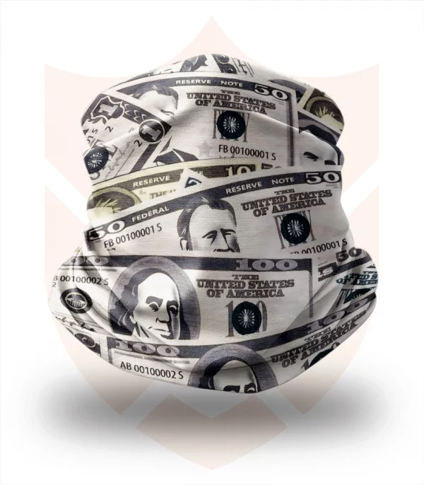 Nákrčník 💵 Dollar Money ❤️ Multifunkční šátek