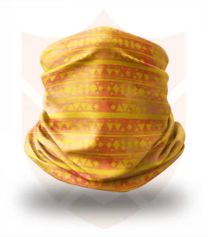 Nákrčník 🛡️ Žlutá Mozaika ❤️ Multifunkční šátek