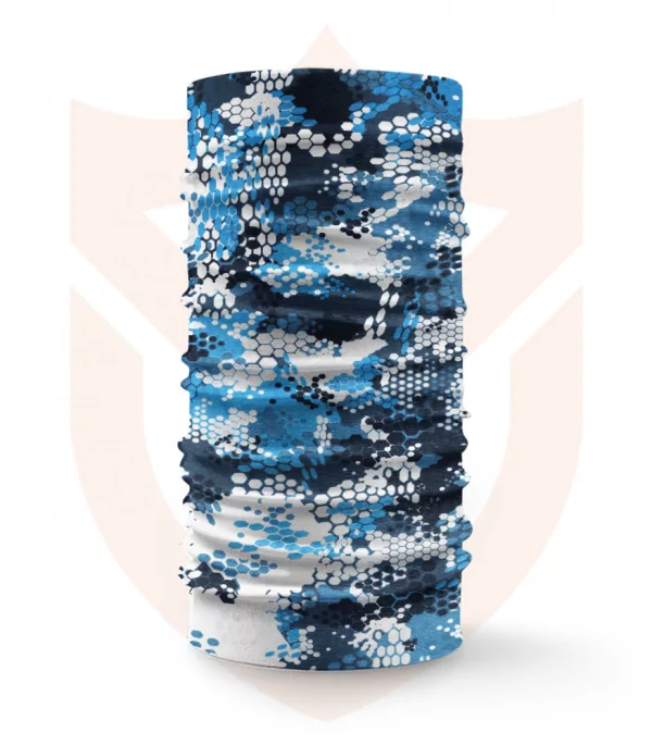 Nákrčník 🌲 Sportovní Modrý Maskáč | Camo ❤️ Multifunkční šátek