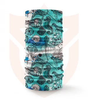 Nákrčník 🐬 Mořská Zvířata ❤️ Multifunkční šátek